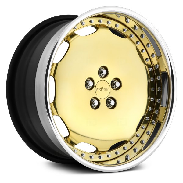 ROTIFORM® - SCR 3PC Gold with Polished Lip