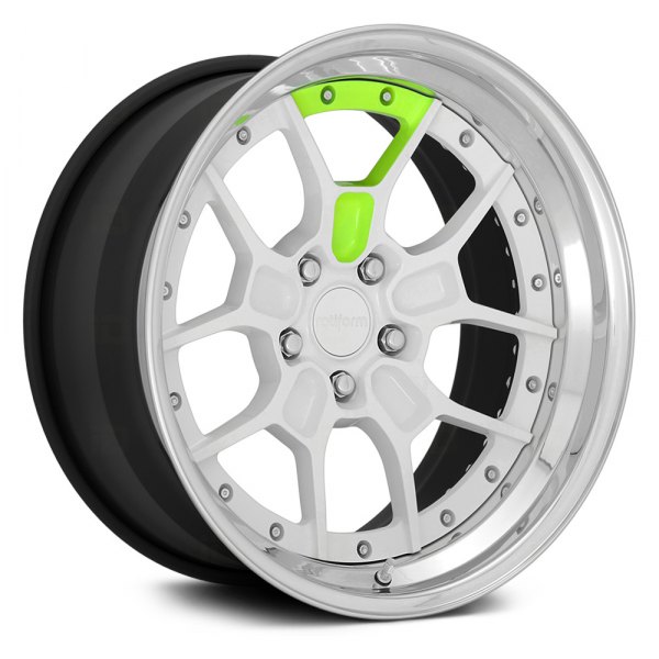 ROTIFORM® - ZMO 2PC Gloss White with Neon Yellow Accents