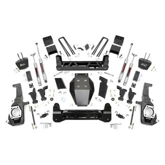 Rough Country® - 7.5" Torsion Drop Front and Rear Suspension Lift Kit