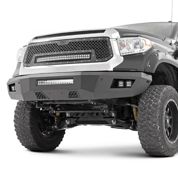 Rough Country® - Full Width Black Front HD Bumper