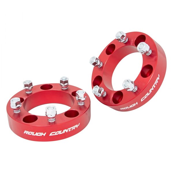 Rough Country® - Silver 6061-T6 Aluminum Wheel Spacers