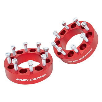 Rough Country® - Red 6061-T6 Aluminum Wheel Spacers