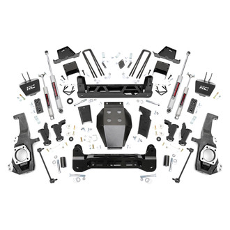Rough Country® - 7" Torsion Drop Front and Rear Suspension Lift Kit