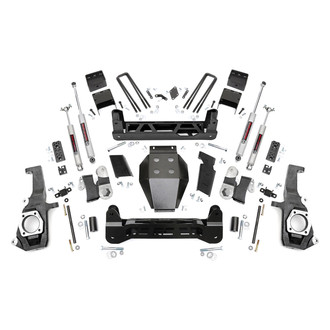 Rough Country® - 5" Non-Torsion Drop Front and Rear Suspension Lift Kit