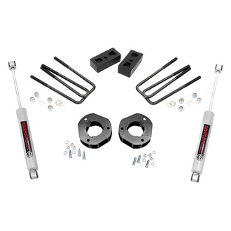 Rough Country® - 3.5" x 1.5" Front and Rear Suspension Lift Kit