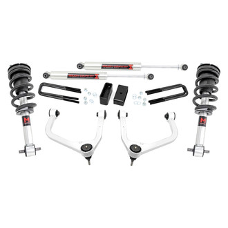 Rough Country® - 3.5" x 3.5" Front and Rear Suspension Lift Kit