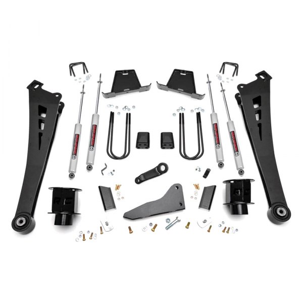 Rough Country® 369.20 5" x 4" Radius Arm Front and Rear Suspension