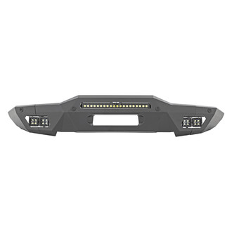 Rough Country® - Full Width Black Powder Coated Front Modular Bumper