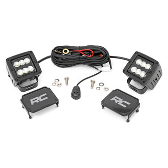 Rough Country® - Square LED Lights (2", 4")
