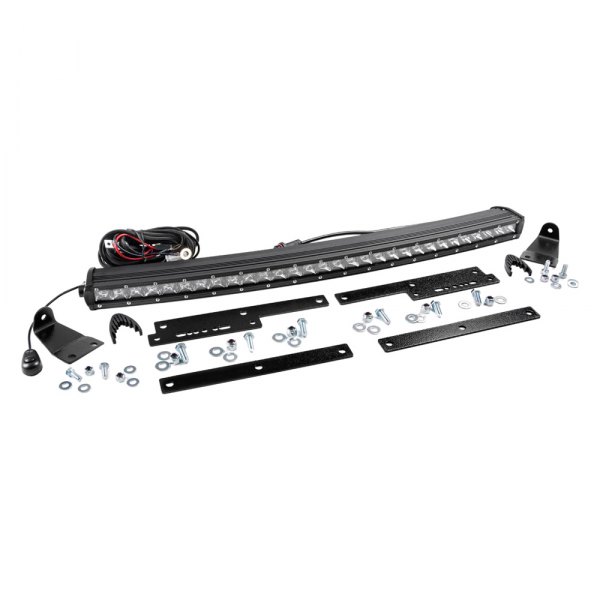 Rough Country® - Grille 30" 150W Curved Spot Beam LED Light Bar