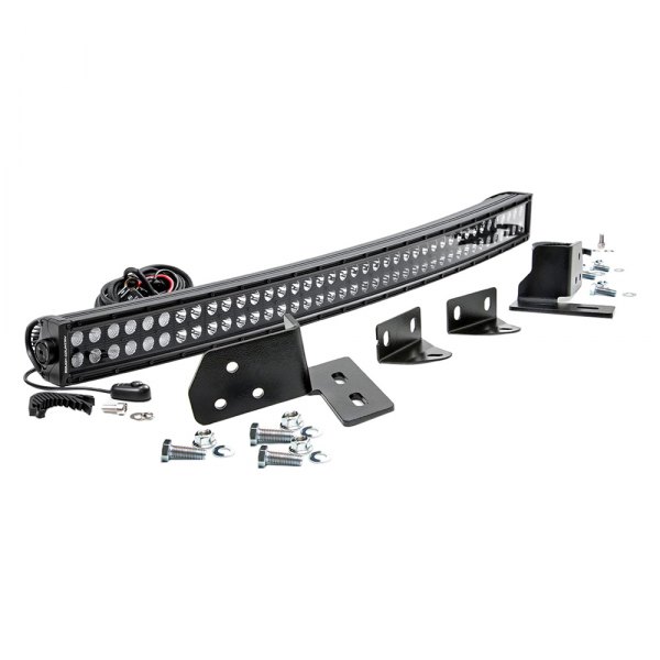 Rough Country® - Bumper 40" 240W Curved Dual Row Combo Spot/Flood Beam LED Light Bar