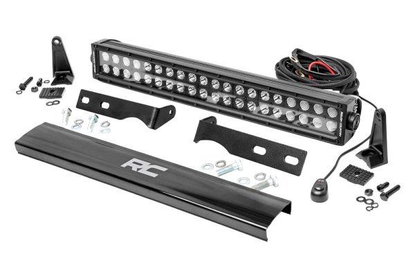 Rough Country® - 20" 120W Dual Row Combo Spot/Flood Beam LED Light Bar, Full Set
