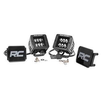 Rough Country® 70903BL - 2" 2x18W Cube Spot Beam LED Lights