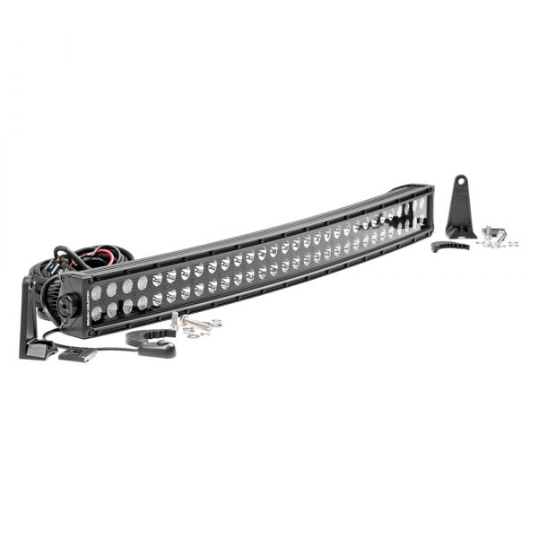 Rough Country® - 30" 180W Curved Dual Row Combo Spot/Flood Beam LED Light Bar