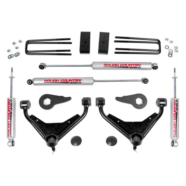 Rough Country® - Bolt-On Front and Rear Suspension Lift Kit