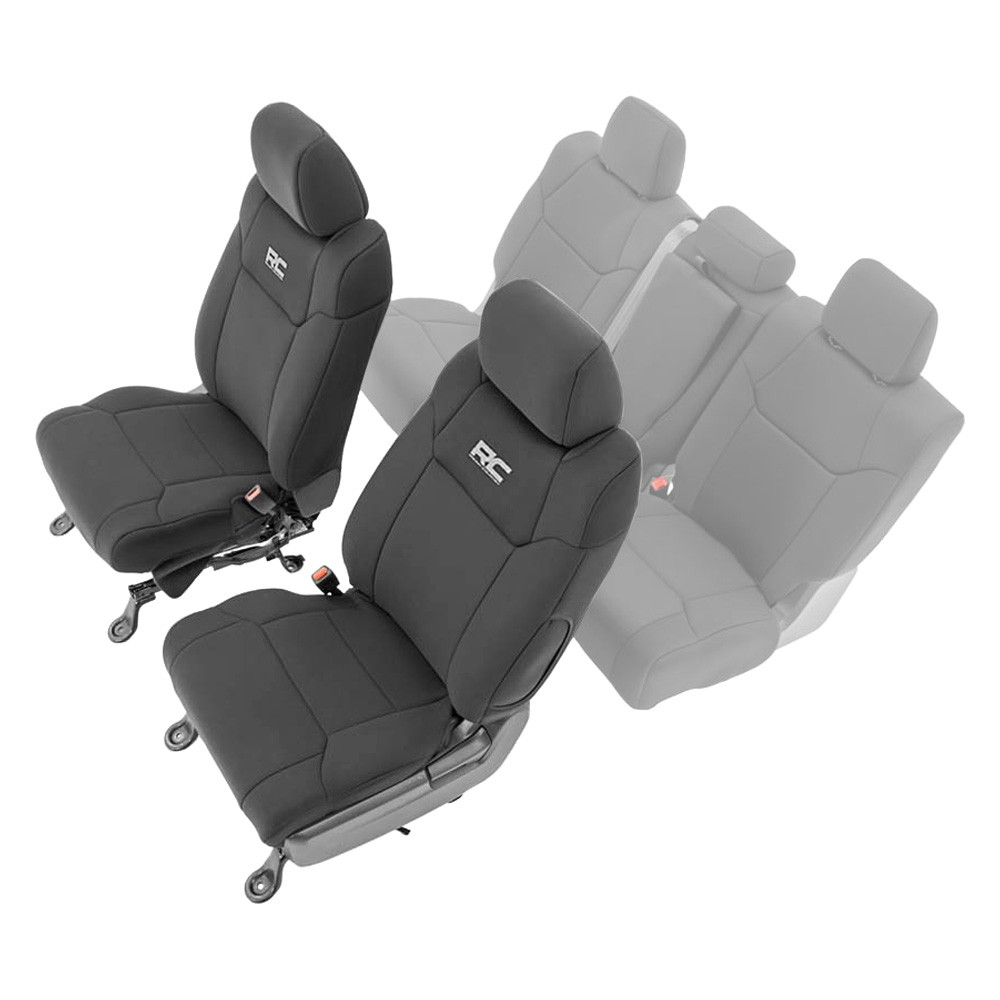 Rough Country 91026A Neoprene 1st Row Black Seat Covers