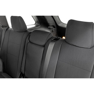 Rough Country® - Neoprene 1st & 2nd Row Black Seat Cover Set