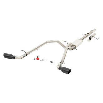 Rough Country® - 409 SS Cat-Back Exhaust System with Split Side Exit
