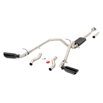 Rough Country® - 409 SS Cat-Back Exhaust System with Single Rear/Side Exit