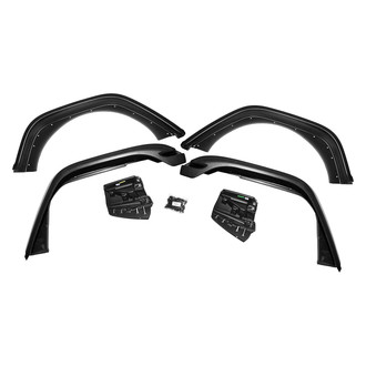 Rough Country® - WF1 UV Treated Thermoplastic Front and Rear Fender Flares