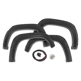 Rough Country® - Pocket GBA Gloss Black Front and Rear Fender Flares
