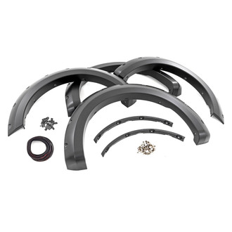 Rough Country® - Pocket Pocket Fender Flares Front and Rear Fender Flares