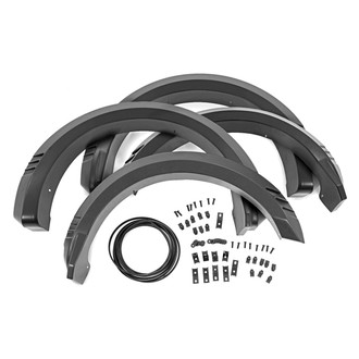 Rough Country® - SF1 UV Treated Thermoplastic Front and Rear Fender Flares