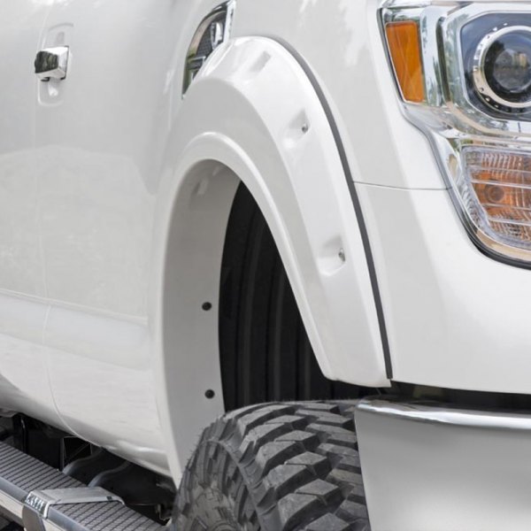 Rough Country® - Pocket Front and Rear Fender Flares with Rivets