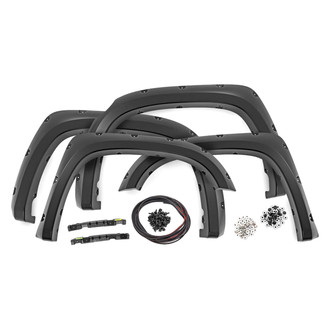 Rough Country® - Pocket Cement Front and Rear Fender Flares