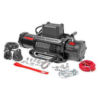 Rough Country® - 12,000 lbs Pro Series Electric Winch with Synthetic Rope