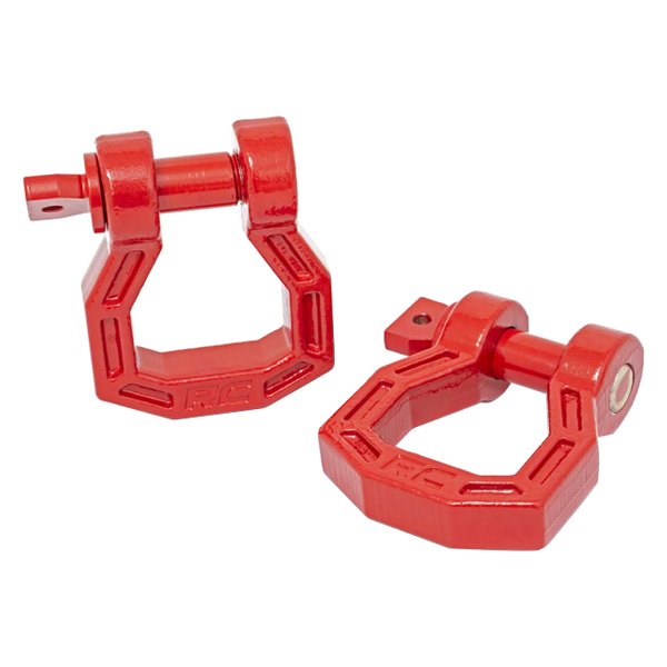 Rough Country® - Forged Red D-Ring Shackles