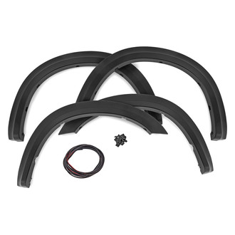 Rough Country® - Sport PAU Granite Crystal UV Treated Thermoplastic Front and Rear Fender Flares