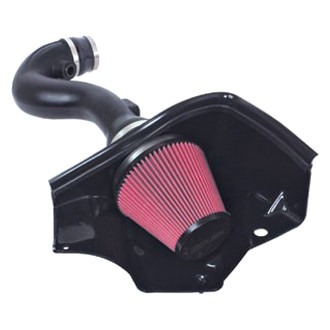 ROUSH Performance® - Plastic Black Cold Air Intake System with Red Filter