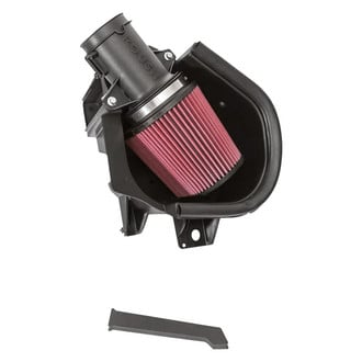 ROUSH Performance® - Plastic Black Cold Air Intake System with Red Filter