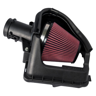 ROUSH Performance® - Plastic Black Cold Air Intake System with Red Filter
