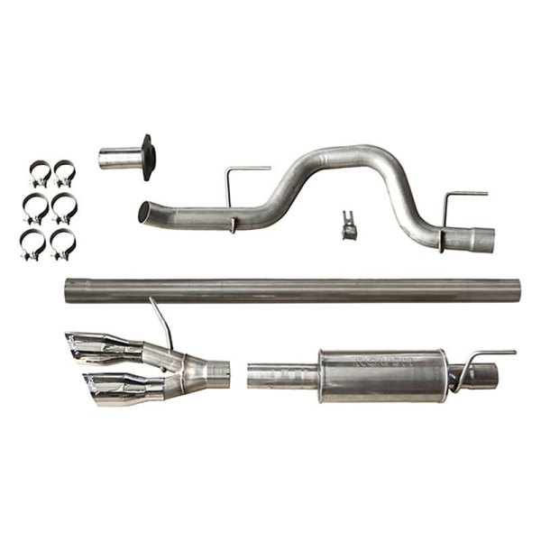 ROUSH Performance® - Stainless Steel Cat-Back Exhaust System, Ford F-150