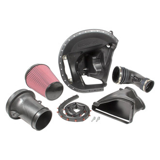 ROUSH Performance® - Plastic Black Cold Air Intake System with Red Filter