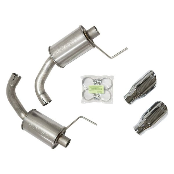 ROUSH Performance® - Stainless Steel Axle-Back Exhaust System, Ford Mustang