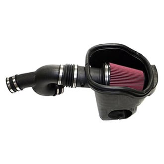 ROUSH Performance® - Plastic Black Cold Air Intake System with Red Filter