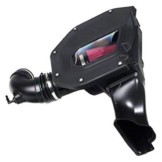 ROUSH Performance® - Plastic Black Cold Air Intake System with Red Filter