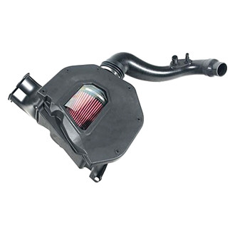 ROUSH Performance® - Plastic Black Cold Air Intake System with Red Filter