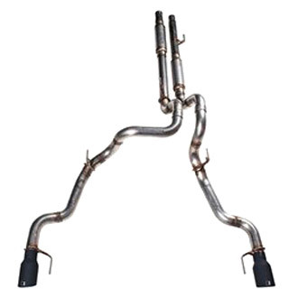 ROUSH Performance® - 304 SS Cat-Back Exhaust System with Split Rear Exit