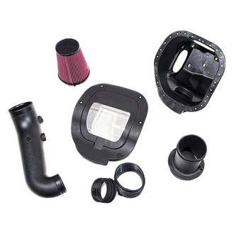 ROUSH Performance® - Plastic Black Cold Air Intake System with Red Filter