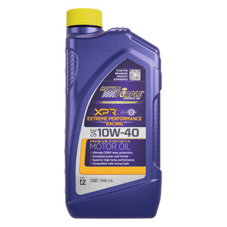 Royal Purple® - XPR™ SAE 10W-40 Synthetic Motor Oil, 1 Quart x 6 Bottles