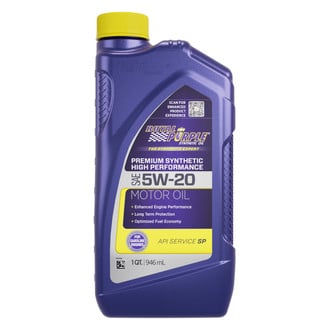 Royal Purple® - API-Licensed™ Multi-Grade SAE 5W-20 Synthetic Motor Oil, 1 Quart x 6 Bottles