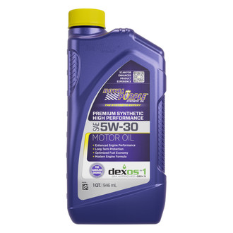 Royal Purple® - API-Licensed™ Multi-Grade SAE 5W-30 Synthetic Motor Oil, 1 Quart x 6 Bottles