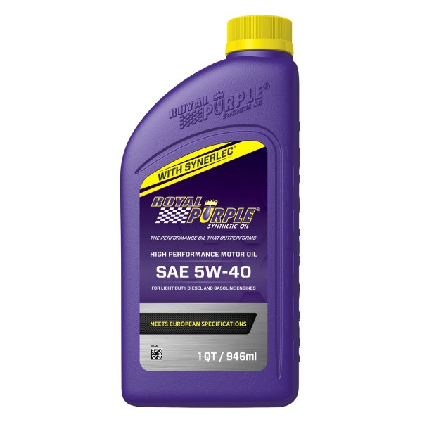 Royal Purple® - API-Licensed™ Multi-Grade SAE 5W-40 Synthetic Motor Oil, 1 Quart x 6 Bottles