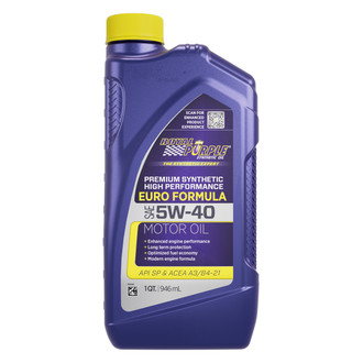 Royal Purple® - API-Licensed™ Multi-Grade SAE 5W-40 Synthetic Motor Oil, 1 Quart x 6 Bottles