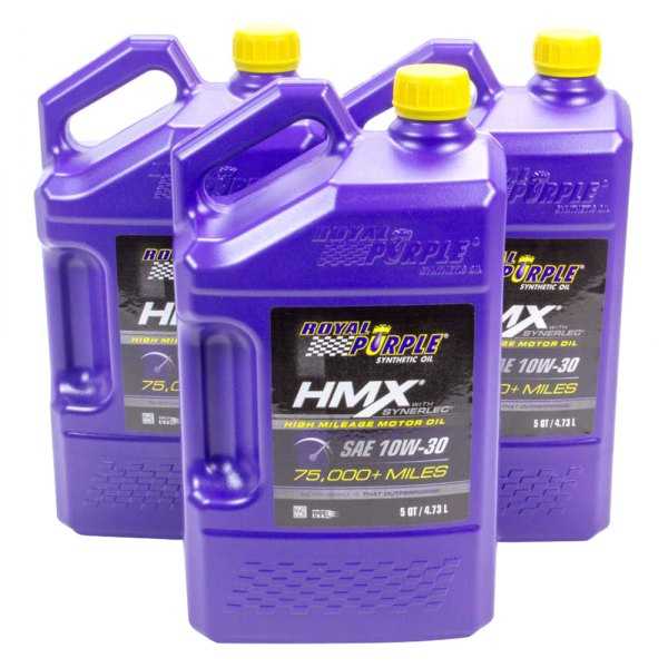 Royal Purple® - HMX™ SAE 10W-30 Synthetic Motor Oil, 5 Quarts x 3 Jugs