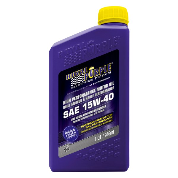 Royal Purple® - API-Licensed™ Multi-Grade SAE 15W-40 Synthetic Motor Oil, 1 Quart